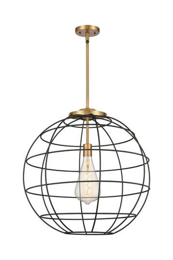 Essex One Light Pendant in Brushed Brass (405|221-1S-BB-CE-22-BK)