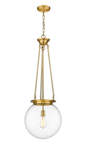 Essex One Light Pendant in Satin Gold (405|221-1P-SG-G202-14)