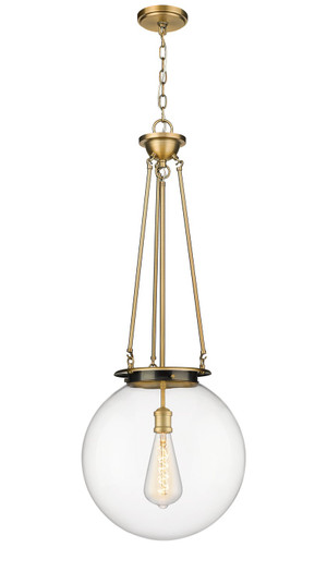 Beacon One Light Pendant in Brushed Brass (405|221-1P-BB-G202-16)