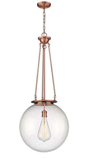 Essex One Light Pendant in Antique Copper (405|221-1P-AC-G204-18)