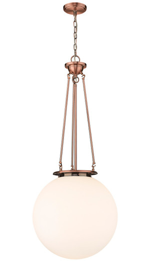 Essex One Light Pendant in Antique Copper (405|221-1P-AC-G201-18)