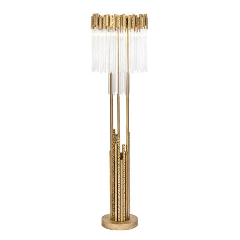 Matrix Six Light Floor Lamp in Havana Gold (137|309L06HG)