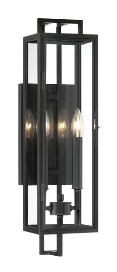 Knoll Road Two Light Outdoor Wall Mount in Coal (7|73330-66A)
