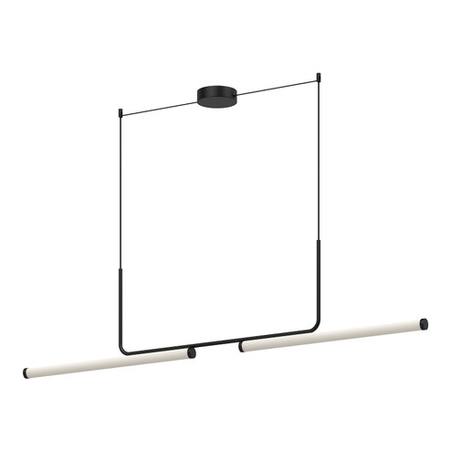 Vesper LED Linear Pendant in Black (347|LP73073-BK)