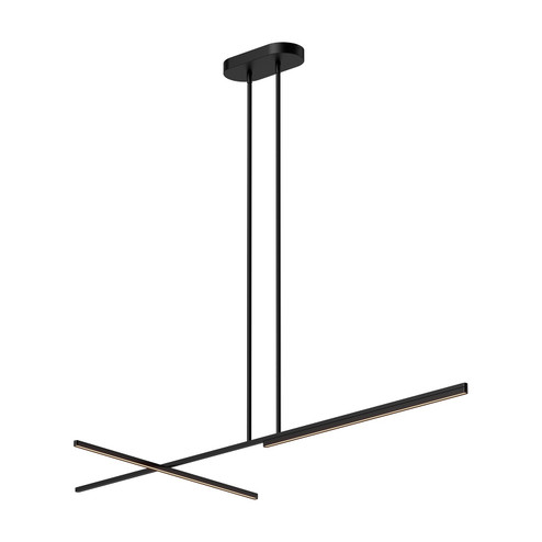 Shift LED Linear Pendant in Black (347|LP28760-BK)