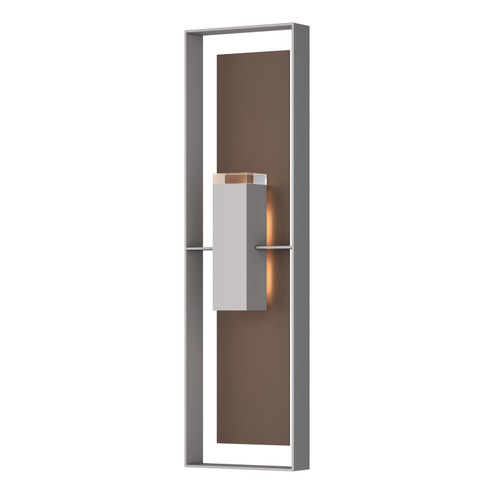 Shadow Box Two Light Outdoor Wall Sconce in Coastal Burnished Steel (39|302608-SKT-78-75-ZM0736)