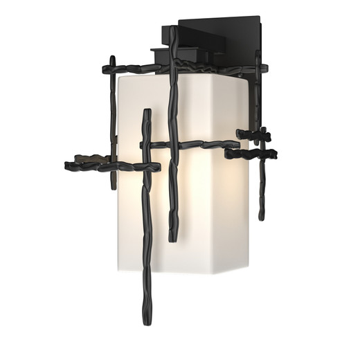 Tura One Light Outdoor Wall Sconce in Coastal Black (39|302581-SKT-80-GG0093)