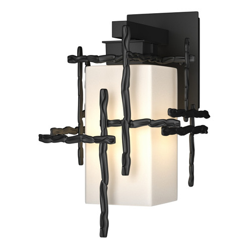 Tura One Light Outdoor Wall Sconce in Coastal Black (39|302580-SKT-80-GG0111)