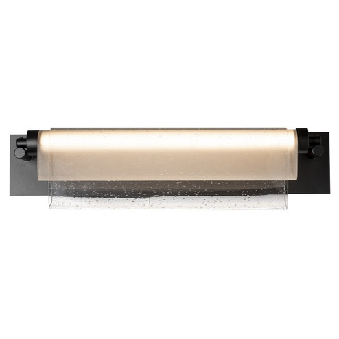 Draped Glass LED Bath Bar in Black (39|202225-LED-10-ZS0740)