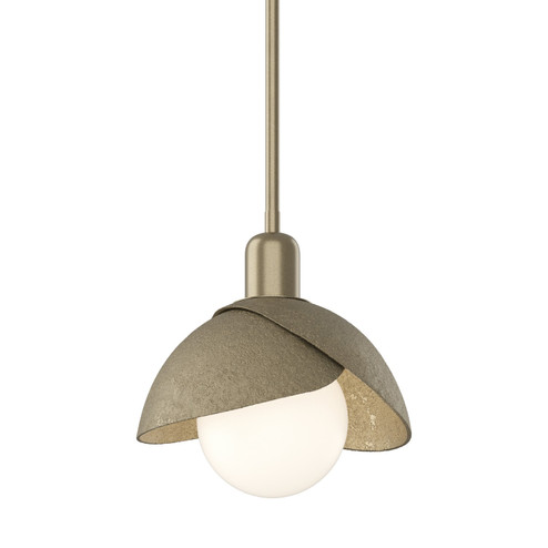 Brooklyn Brooklyn Double Shade Mini Pendant in Soft Gold (39|181183-SKT-MULT-84-84)