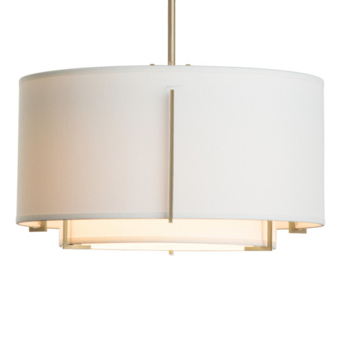 Exos Exos Small Double Shade Pendant in Soft Gold (39|139602-SKT-MULT-84-SF1099-SF1590)