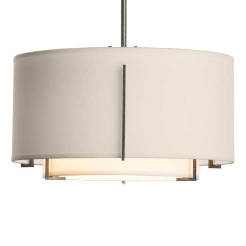 Exos Exos Small Double Shade Pendant in Natural Iron (39|139602-SKT-MULT-20-SF1099-SE1590)