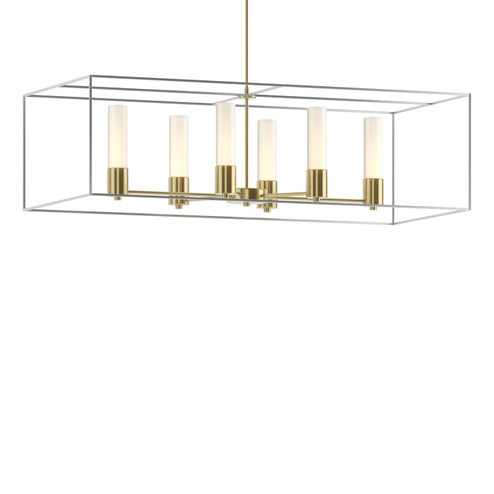 Portico Six Light Pendant in Modern Brass (39|138940-SKT-MULT-86-82-GG0392)