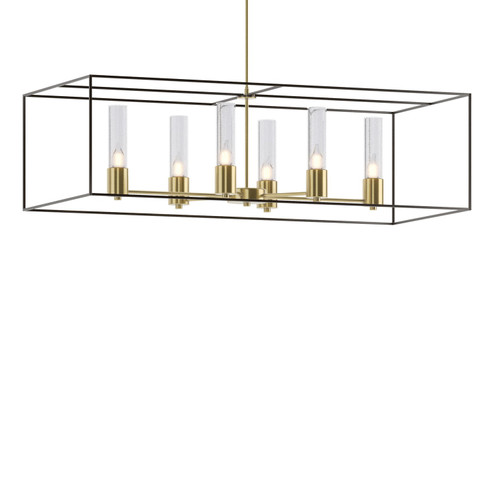 Portico Six Light Pendant in Modern Brass (39|138940-SKT-MULT-86-14-II0392)