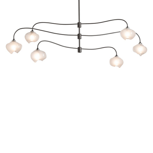 Ume Six Light Pendant in Dark Smoke (39|136357-SKT-MULT-07-FD0710)
