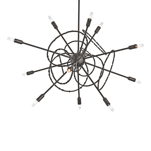 Olympus 12 Light Pendant in Dark Smoke (39|131604-SKT-MULT-07)
