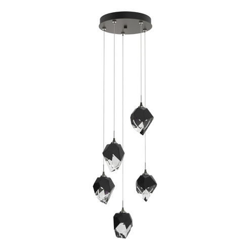 Chrysalis Chrysalis 5-Light Small Crystal Pendant in Dark Smoke (39|131137-SKT-STND-07-BP0754)