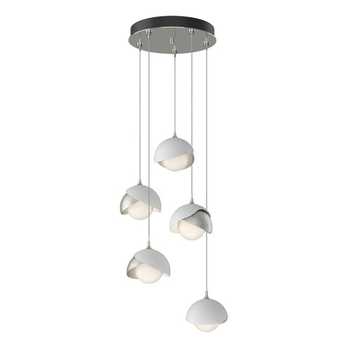 Brooklyn Brooklyn 5-Light Double Shade Pendant in Sterling (39|131125-SKT-STND-85-02-GG0711)