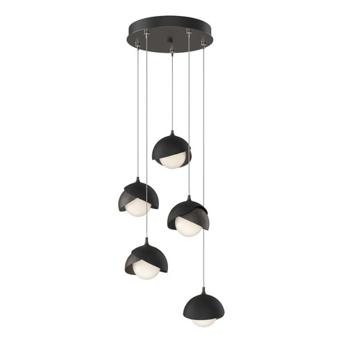 Brooklyn Brooklyn 5-Light Double Shade Pendant in Oil Rubbed Bronze (39|131125-SKT-STND-14-10-GG0711)