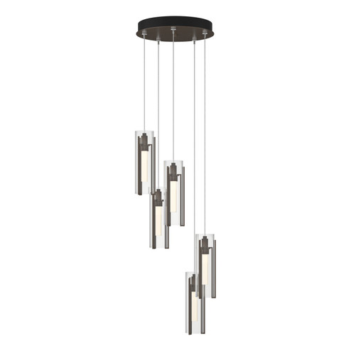 Exos Glass LED Pendant in Bronze (39|131124-SKT-STND-05-ZM0065)
