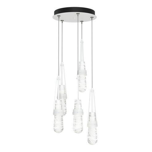 Link Link 5-Light Blown Glass Pendant in White (39|131120-SKT-STND-02-YJ0434)