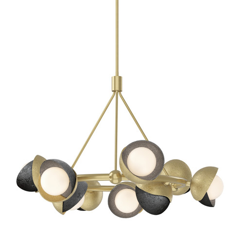 Brooklyn Brooklyn 9-Light Double Shade Ring Pendant in Modern Brass (39|131068-SKT-MULT-86-89-GG0711)
