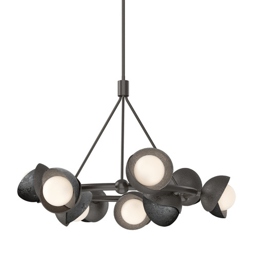 Brooklyn Brooklyn 9-Light Double Shade Ring Pendant in Oil Rubbed Bronze (39|131068-SKT-MULT-14-89-GG0711)