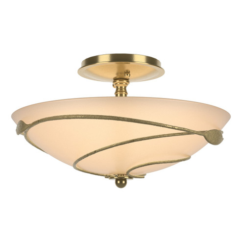 Leaf Two Light Semi-Flush Mount in Ink (39|126712-SKT-89-SS0048)