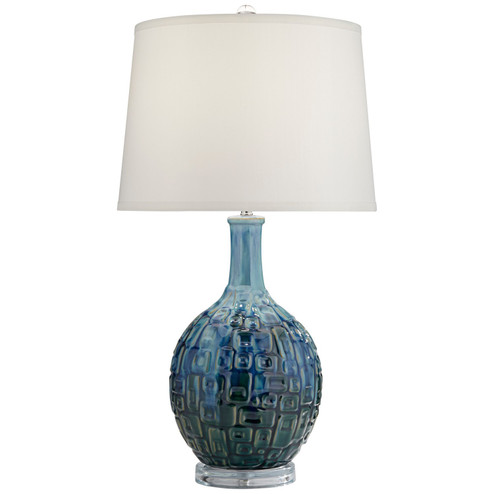 Impressionist Table Lamp in Blue-Sea (24|391F3)