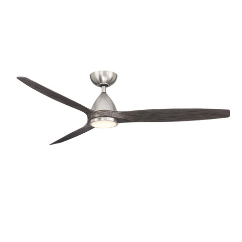 Skylark 62''Ceiling Fan in Brushed Nickel/Ebony (441|FR-W2202-62L-BN/EB)