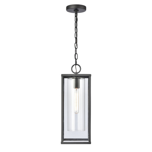 Augusta One Light Outdoor Hanging Lantern in Matte Black (45|90013/1)