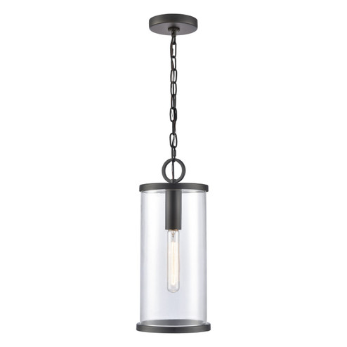 Hopkins One Light Outdoor Hanging Lantern in Charcoal Black (45|89495/1)