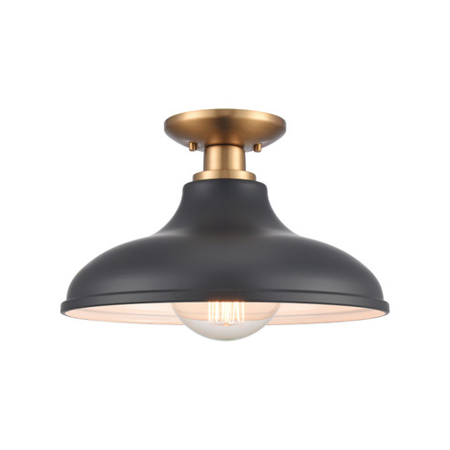 Grenville One Light Semi Flush Mount in Brushed Gold (45|89284/1)