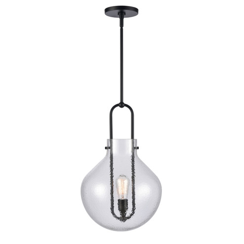 Monica One Light Pendant in Matte Black (45|82303/1)