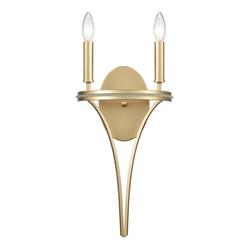 Noura Two Light Wall Sconce in Champagne Gold (45|69480/2)