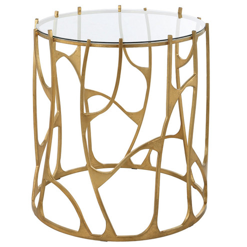 Ritual Side Table in Aged Gold Leaf (52|22894)