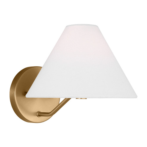 Burke One Light Bath Vanity in Satin Brass (454|DJW1001SB)