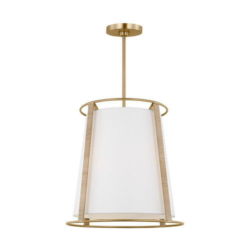 Cortes Two Light Pendant in Satin Brass (454|DJP1002SB)