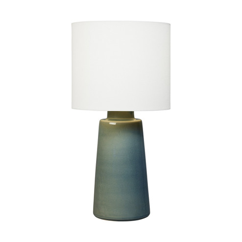 Vessel One Light Table Lamp in Blue Anglia Crackle (454|BT1071BAC1)
