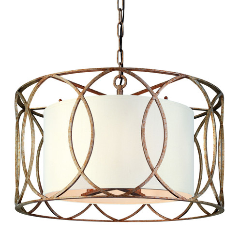 Sausalito Five Light Chandelier in Silver Gold (67|F1285-SG)