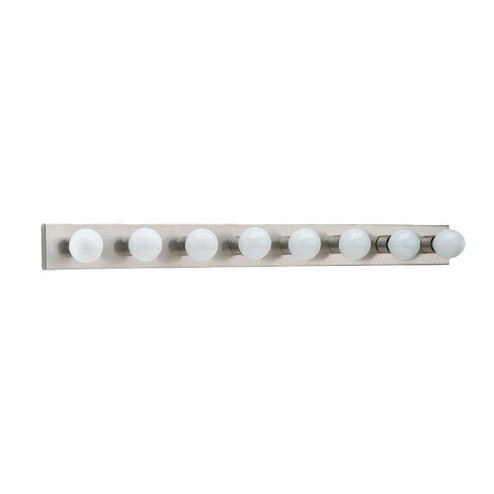 Center Stage Eight Light Wall / Bath in Brushed Stainless (1|4740-98)