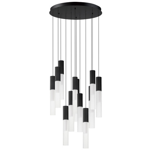 Reeds LED Pendant in Black (86|E11019-144BK)