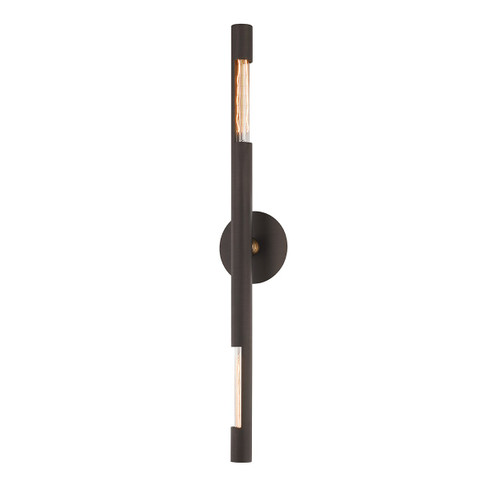Hendrix Two Light Wall Sconce in Bronze (67|B6881-BRZ/PBR)