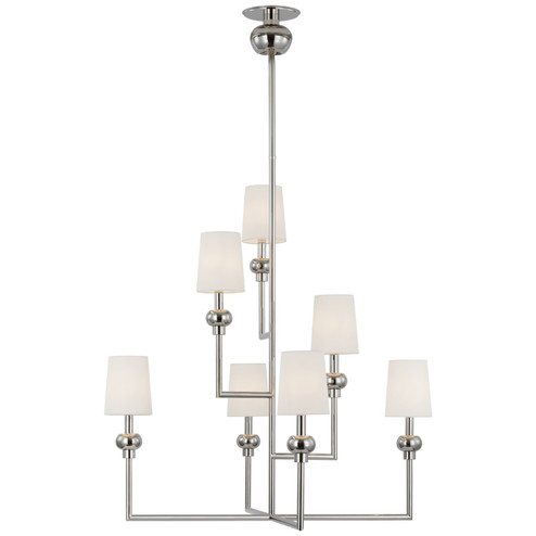 Comtesse LED Chandelier in Polished Nickel (268|PCD 5100PN-L) Comtesse LED Chandelier in Polished Nickel (268|PCD 5100PN-L)