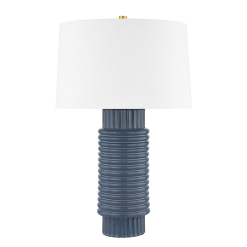 Broderick One Light Table Lamp in Aged Brass (70|L1956-AGB/CGR)