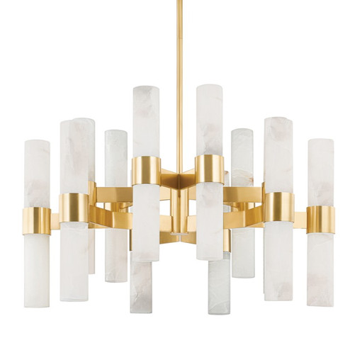Stowe 24 Light Chandelier in Aged Brass (70|8938-AGB)