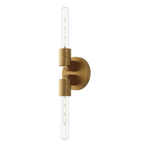 Claire Two Light Wall Sconce in Aged Gold (452|WV607202AG)