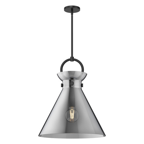 Emerson One Light Pendant in Matte Black/Smoked (452|PD412518MBSM)