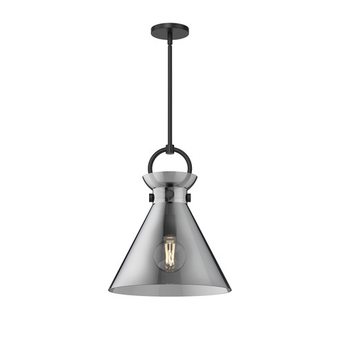 Emerson One Light Pendant in Matte Black/Smoked (452|PD412514MBSM)
