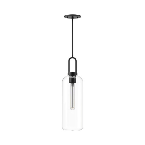 Soji One Light Pendant in Clear Glass/Matte Black (452|PD401606MBCL)